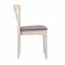 Emma and Oliver Charlize Set of 2 Solid Wood Dining Chairs with Spindle Backrests and Vinyl Seats